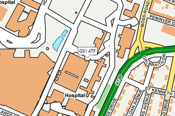 G51 4TF map - OS OpenMap – Local (Ordnance Survey) G51 4TF map - OS OpenMap – Local (Ordnance Survey)