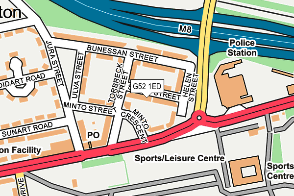 G52 1ED map - OS OpenMap – Local (Ordnance Survey) G52 1ED map - OS OpenMap – Local (Ordnance Survey)