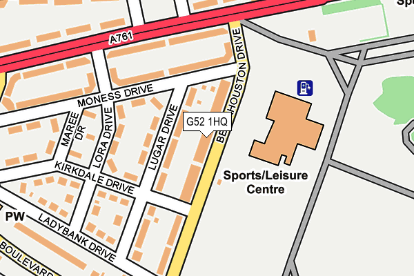 G52 1HQ map - OS OpenMap – Local (Ordnance Survey) G52 1HQ map - OS OpenMap – Local (Ordnance Survey)