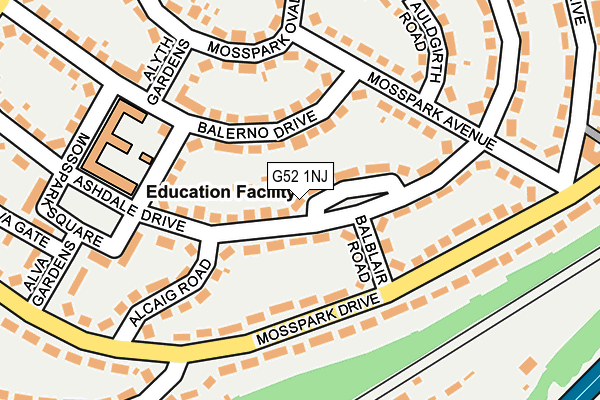 G52 1NJ map - OS OpenMap – Local (Ordnance Survey) G52 1NJ map - OS OpenMap – Local (Ordnance Survey)