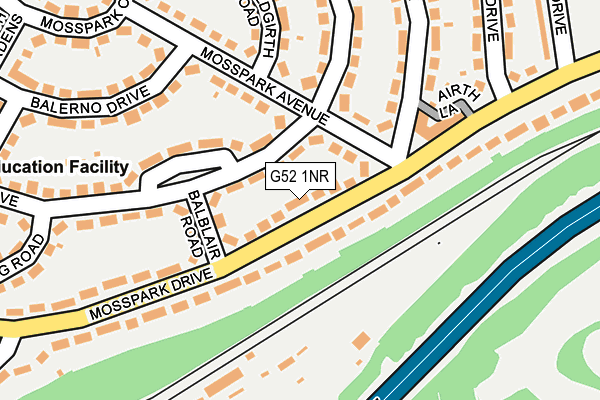 G52 1NR map - OS OpenMap – Local (Ordnance Survey) G52 1NR map - OS OpenMap – Local (Ordnance Survey)