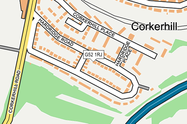 G52 1RJ map - OS OpenMap – Local (Ordnance Survey) G52 1RJ map - OS OpenMap – Local (Ordnance Survey)