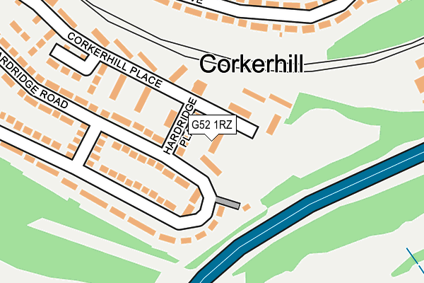 G52 1RZ map - OS OpenMap – Local (Ordnance Survey) G52 1RZ map - OS OpenMap – Local (Ordnance Survey)