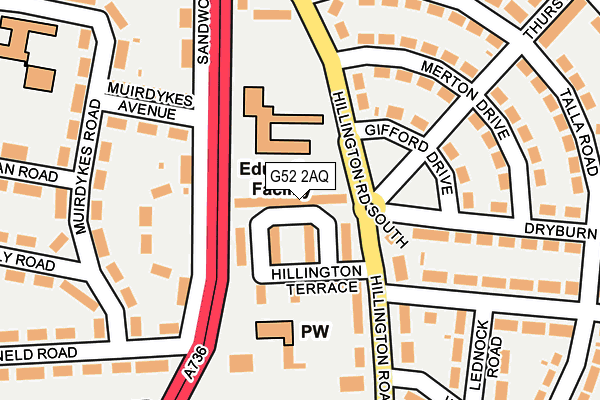 G52 2AQ map - OS OpenMap – Local (Ordnance Survey) G52 2AQ map - OS OpenMap – Local (Ordnance Survey)