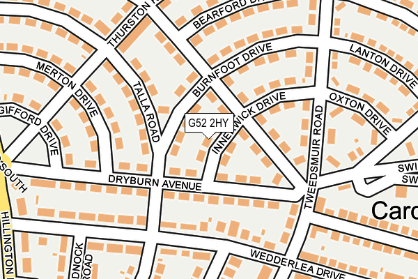 G52 2HY map - OS OpenMap – Local (Ordnance Survey) G52 2HY map - OS OpenMap – Local (Ordnance Survey)