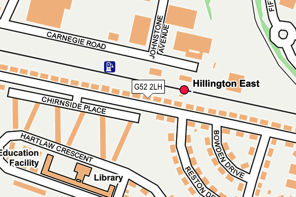 G52 2LH map - OS OpenMap – Local (Ordnance Survey) G52 2LH map - OS OpenMap – Local (Ordnance Survey)