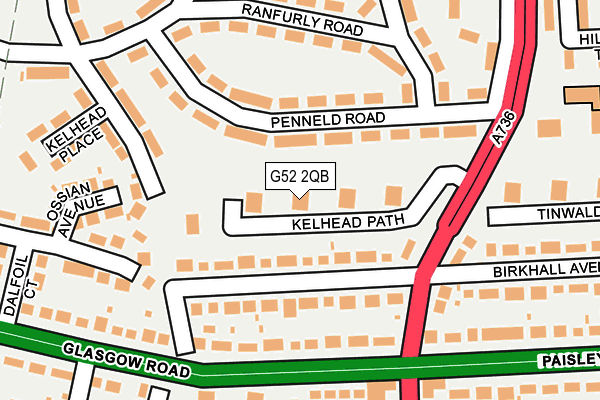 G52 2QB map - OS OpenMap – Local (Ordnance Survey) G52 2QB map - OS OpenMap – Local (Ordnance Survey)