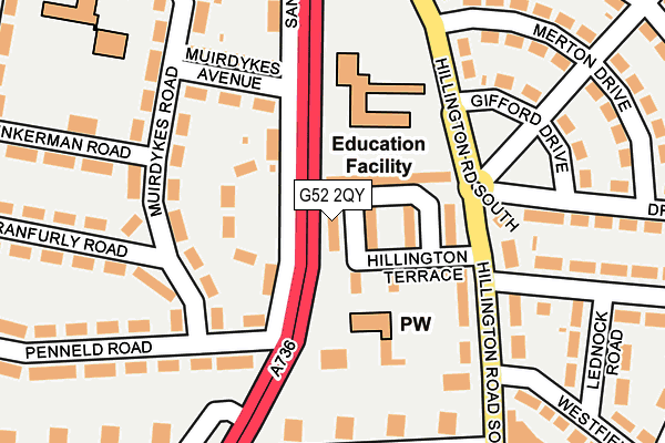 G52 2QY map - OS OpenMap – Local (Ordnance Survey) G52 2QY map - OS OpenMap – Local (Ordnance Survey)