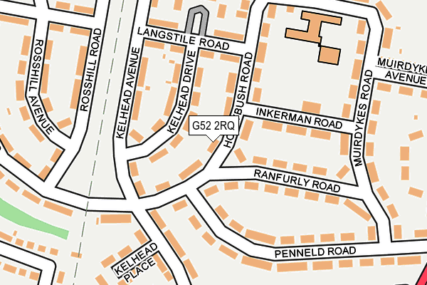 G52 2RQ map - OS OpenMap – Local (Ordnance Survey) G52 2RQ map - OS OpenMap – Local (Ordnance Survey)