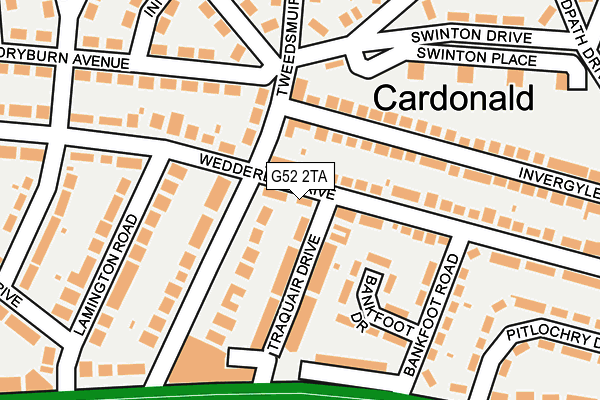 G52 2TA map - OS OpenMap – Local (Ordnance Survey) G52 2TA map - OS OpenMap – Local (Ordnance Survey)