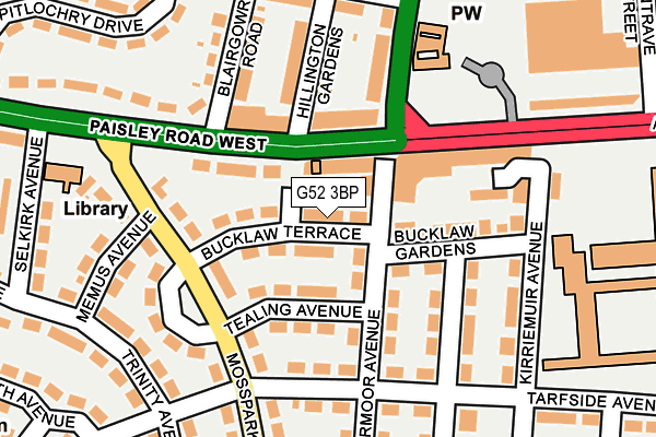 G52 3BP map - OS OpenMap – Local (Ordnance Survey) G52 3BP map - OS OpenMap – Local (Ordnance Survey)