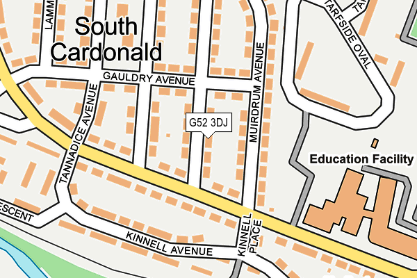 G52 3DJ map - OS OpenMap – Local (Ordnance Survey) G52 3DJ map - OS OpenMap – Local (Ordnance Survey)