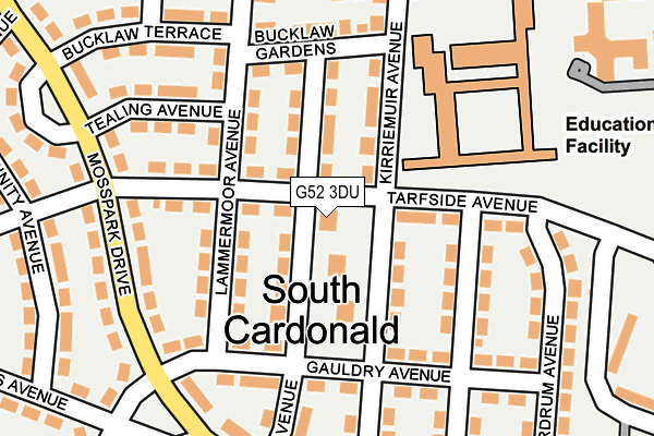 G52 3DU map - OS OpenMap – Local (Ordnance Survey) G52 3DU map - OS OpenMap – Local (Ordnance Survey)