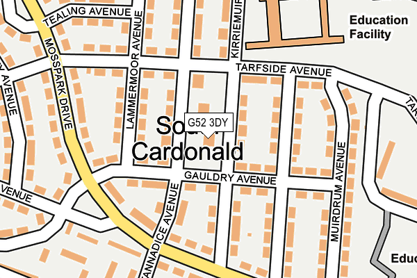 G52 3DY map - OS OpenMap – Local (Ordnance Survey) G52 3DY map - OS OpenMap – Local (Ordnance Survey)