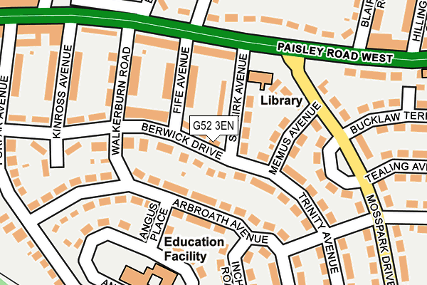 G52 3EN map - OS OpenMap – Local (Ordnance Survey) G52 3EN map - OS OpenMap – Local (Ordnance Survey)