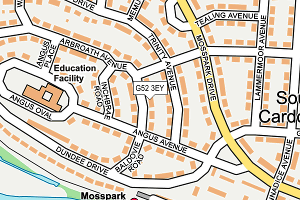 G52 3EY map - OS OpenMap – Local (Ordnance Survey) G52 3EY map - OS OpenMap – Local (Ordnance Survey)