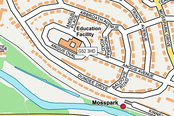G52 3HD map - OS OpenMap – Local (Ordnance Survey) G52 3HD map - OS OpenMap – Local (Ordnance Survey)