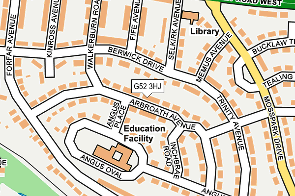 G52 3HJ map - OS OpenMap – Local (Ordnance Survey) G52 3HJ map - OS OpenMap – Local (Ordnance Survey)