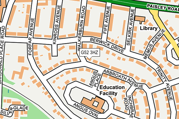 G52 3HZ map - OS OpenMap – Local (Ordnance Survey) G52 3HZ map - OS OpenMap – Local (Ordnance Survey)