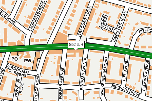 G52 3JH map - OS OpenMap – Local (Ordnance Survey) G52 3JH map - OS OpenMap – Local (Ordnance Survey)