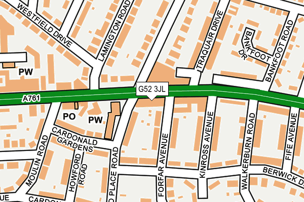 G52 3JL map - OS OpenMap – Local (Ordnance Survey) G52 3JL map - OS OpenMap – Local (Ordnance Survey)