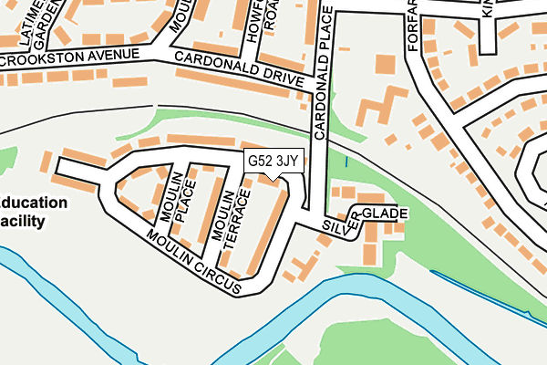 G52 3JY map - OS OpenMap – Local (Ordnance Survey) G52 3JY map - OS OpenMap – Local (Ordnance Survey)