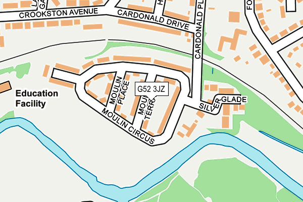 G52 3JZ map - OS OpenMap – Local (Ordnance Survey) G52 3JZ map - OS OpenMap – Local (Ordnance Survey)