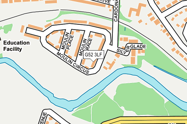 G52 3LF map - OS OpenMap – Local (Ordnance Survey) G52 3LF map - OS OpenMap – Local (Ordnance Survey)