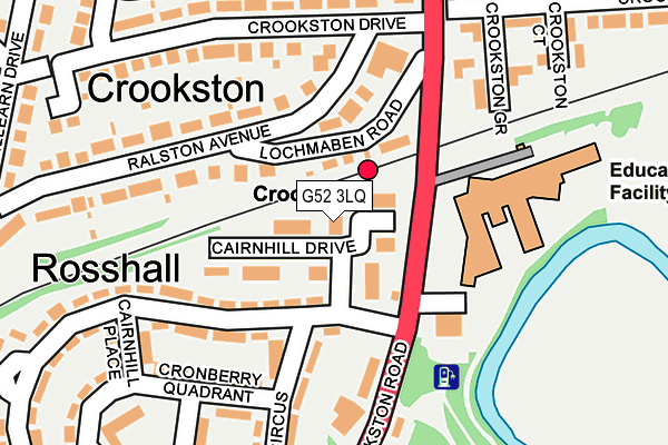 G52 3LQ map - OS OpenMap – Local (Ordnance Survey) G52 3LQ map - OS OpenMap – Local (Ordnance Survey)
