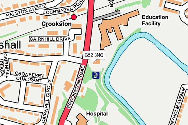 G52 3NQ map - OS OpenMap – Local (Ordnance Survey) G52 3NQ map - OS OpenMap – Local (Ordnance Survey)