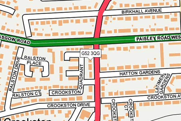 G52 3QG map - OS OpenMap – Local (Ordnance Survey) G52 3QG map - OS OpenMap – Local (Ordnance Survey)