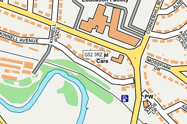 G52 3RZ map - OS OpenMap – Local (Ordnance Survey) G52 3RZ map - OS OpenMap – Local (Ordnance Survey)