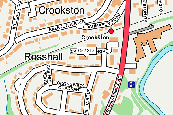 G52 3TX map - OS OpenMap – Local (Ordnance Survey) G52 3TX map - OS OpenMap – Local (Ordnance Survey)