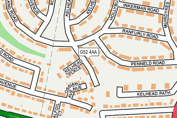 G52 4AA map - OS OpenMap – Local (Ordnance Survey) G52 4AA map - OS OpenMap – Local (Ordnance Survey)