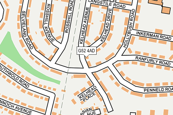 G52 4AD map - OS OpenMap – Local (Ordnance Survey) G52 4AD map - OS OpenMap – Local (Ordnance Survey)
