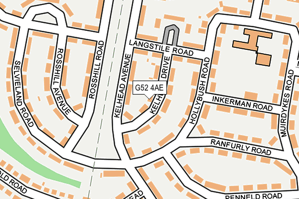 G52 4AE map - OS OpenMap – Local (Ordnance Survey) G52 4AE map - OS OpenMap – Local (Ordnance Survey)
