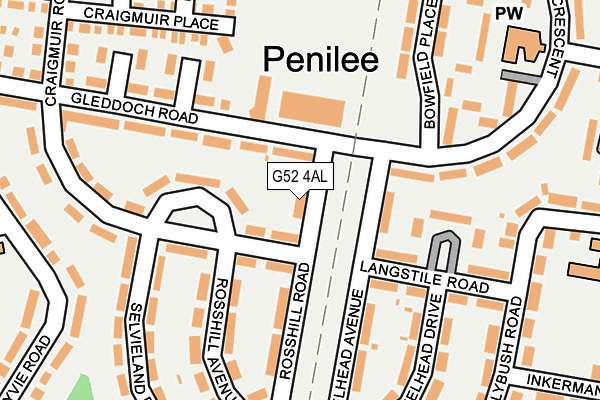 G52 4AL map - OS OpenMap – Local (Ordnance Survey) G52 4AL map - OS OpenMap – Local (Ordnance Survey)