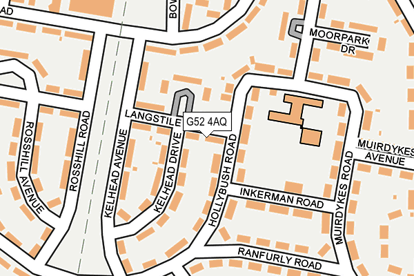 G52 4AQ map - OS OpenMap – Local (Ordnance Survey) G52 4AQ map - OS OpenMap – Local (Ordnance Survey)