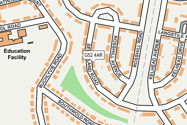 G52 4AR map - OS OpenMap – Local (Ordnance Survey) G52 4AR map - OS OpenMap – Local (Ordnance Survey)