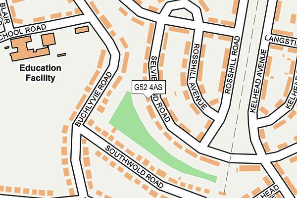 G52 4AS map - OS OpenMap – Local (Ordnance Survey) G52 4AS map - OS OpenMap – Local (Ordnance Survey)