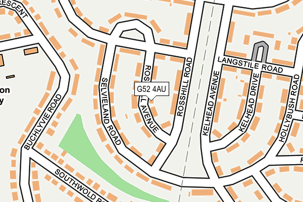 G52 4AU map - OS OpenMap – Local (Ordnance Survey) G52 4AU map - OS OpenMap – Local (Ordnance Survey)