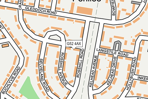 G52 4AX map - OS OpenMap – Local (Ordnance Survey) G52 4AX map - OS OpenMap – Local (Ordnance Survey)