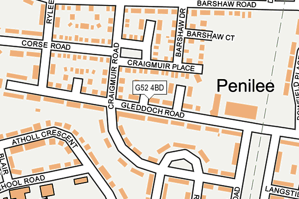 G52 4BD map - OS OpenMap – Local (Ordnance Survey) G52 4BD map - OS OpenMap – Local (Ordnance Survey)