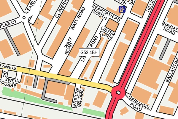 G52 4BH map - OS OpenMap – Local (Ordnance Survey) G52 4BH map - OS OpenMap – Local (Ordnance Survey)