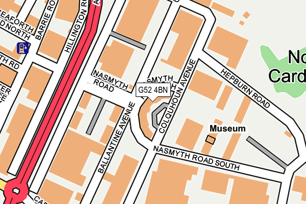 G52 4BN map - OS OpenMap – Local (Ordnance Survey) G52 4BN map - OS OpenMap – Local (Ordnance Survey)