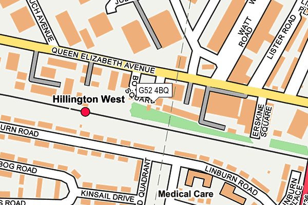 G52 4BQ map - OS OpenMap – Local (Ordnance Survey) G52 4BQ map - OS OpenMap – Local (Ordnance Survey)