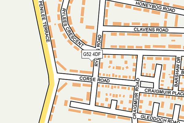 G52 4DF map - OS OpenMap – Local (Ordnance Survey) G52 4DF map - OS OpenMap – Local (Ordnance Survey)