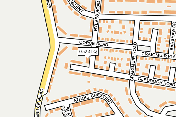 G52 4DQ map - OS OpenMap – Local (Ordnance Survey) G52 4DQ map - OS OpenMap – Local (Ordnance Survey)