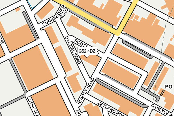 G52 4DZ map - OS OpenMap – Local (Ordnance Survey) G52 4DZ map - OS OpenMap – Local (Ordnance Survey)