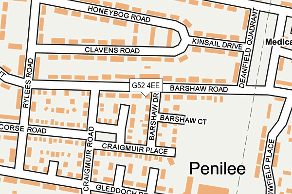 G52 4EE map - OS OpenMap – Local (Ordnance Survey) G52 4EE map - OS OpenMap – Local (Ordnance Survey)